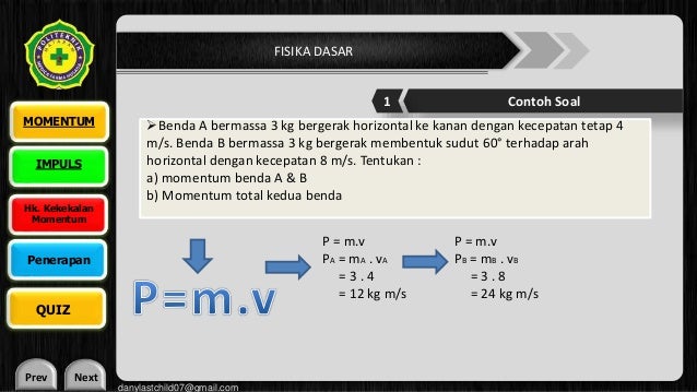 Fd mekanika kekekalan momentum