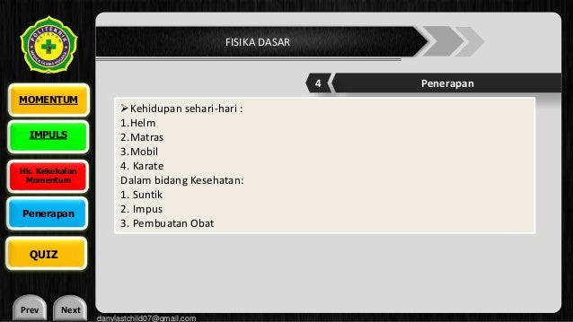 Fd Mekanika Kekekalan Momentum