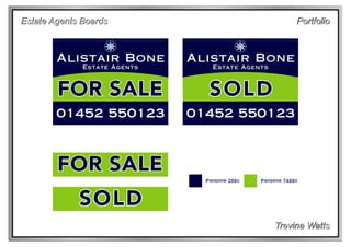 Estate Agents Boards