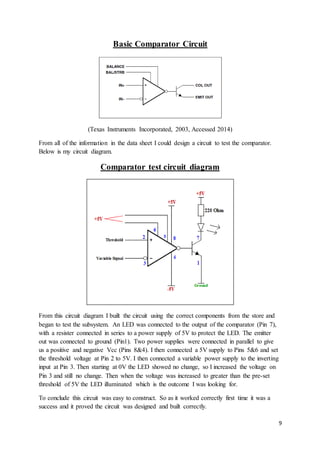 Microelectronics final project report | DOCX