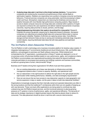 IDC Rethinking the datacenter | PDF | Databases | Computer Software and ...