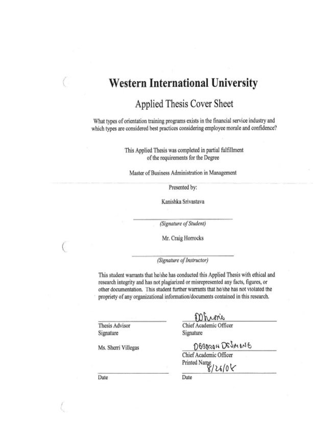 Dissertation papers finance
