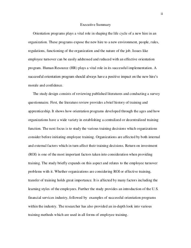 service industry thesis