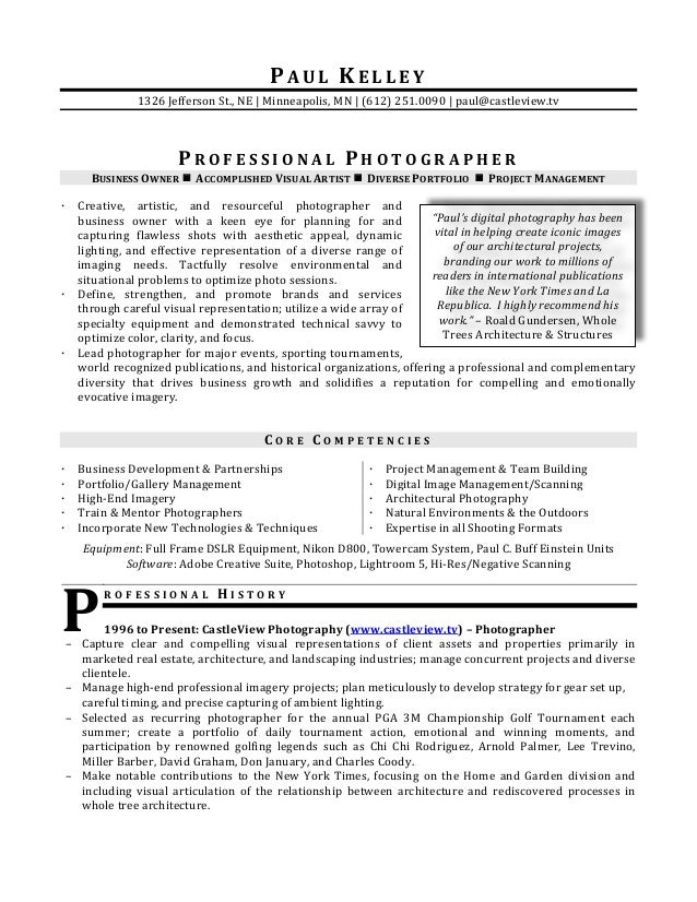 paul kelley resume