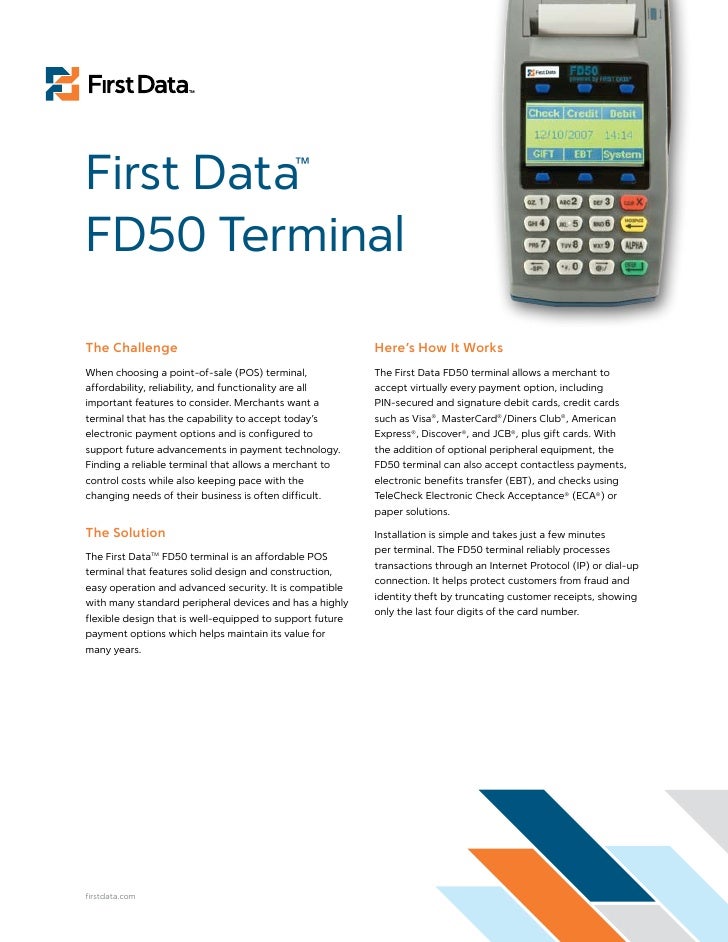first data fd150
