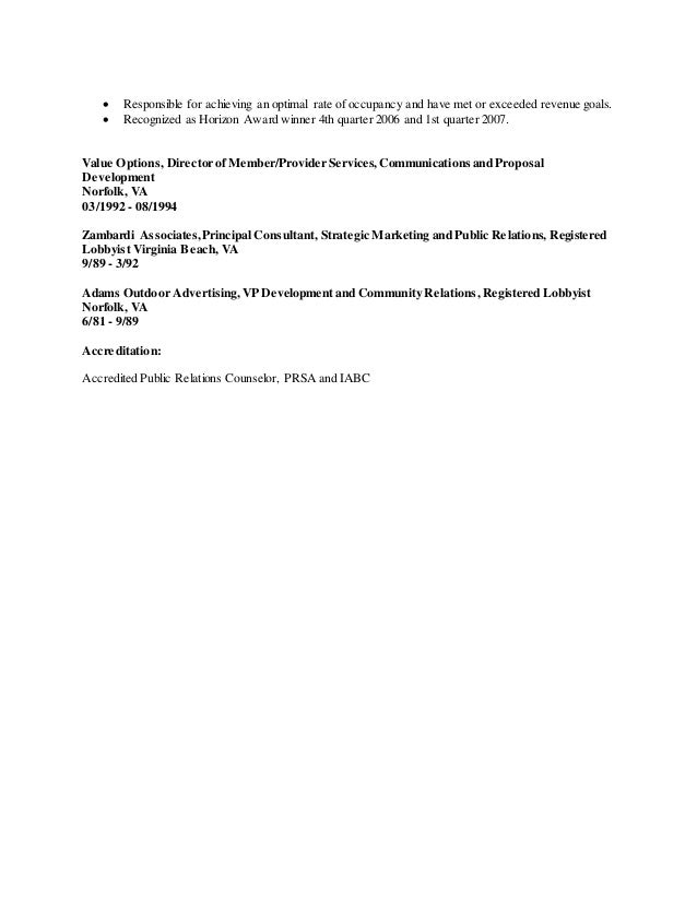 public relations counselor resume beni algebra inc co