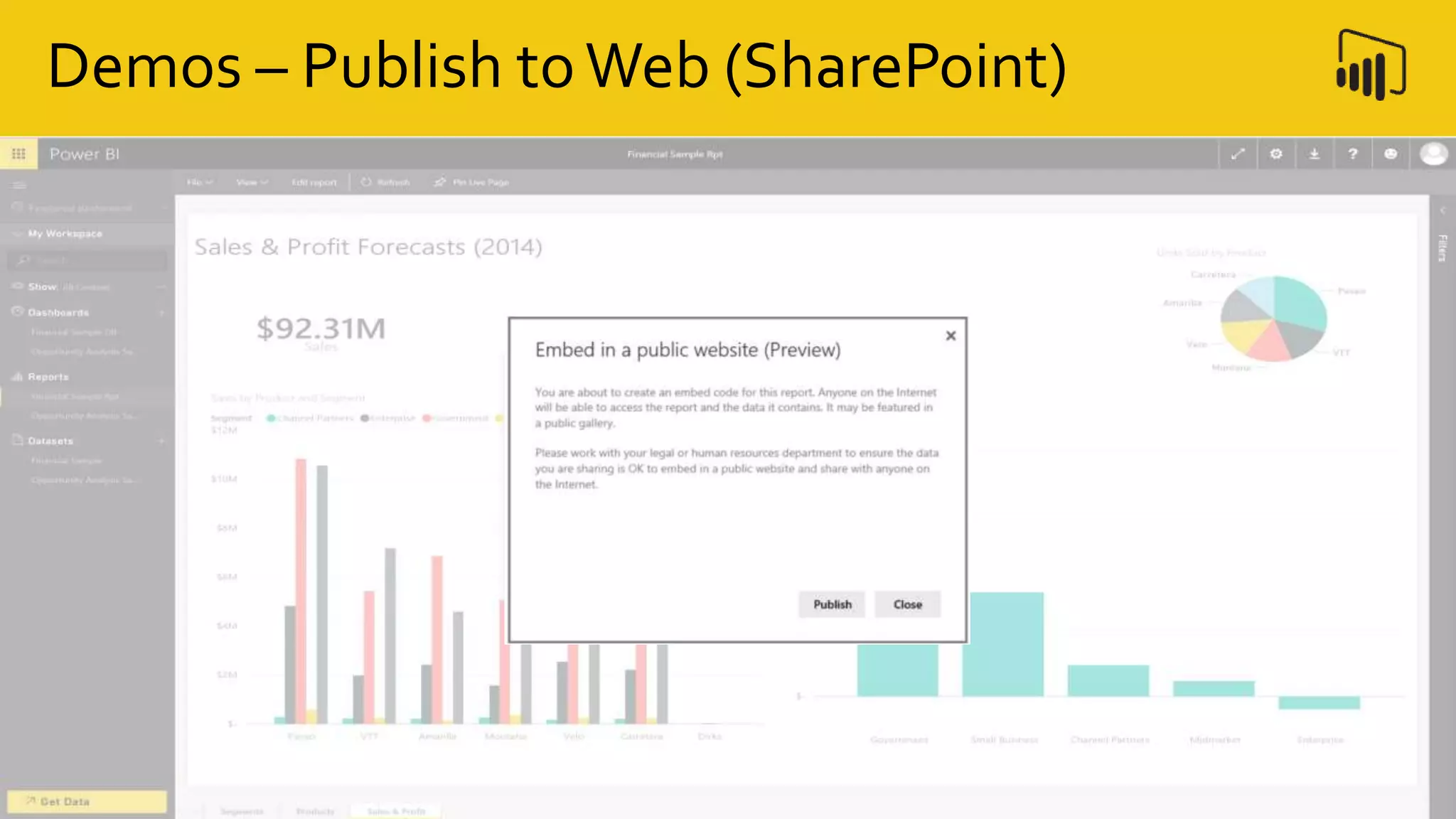 Demos – Publish toWeb (SharePoint)
 