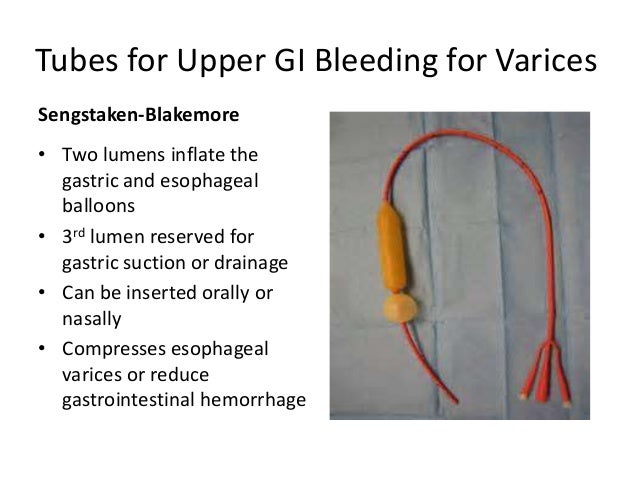 sengstaken blakemore tube