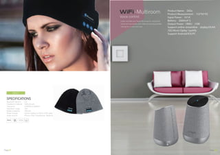 Product Name:DiDa
Product Measurement:153*93*93
Input Power:5V1A
Battery:2000mA*2
Output Power(RMS):15W
Support online streamline:airplay/DLNA
/QQ Music/Qplay /spotify
Support Android/IOS/PC