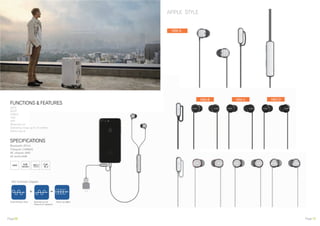 Bluetooth :BT4.0
Chiepset: CSR8645
NC chipset: AMS
NC level:24dB
HE6-A
HE6-B HE6-C HE6-D