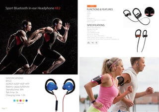 Sport Bluetooth In-ear Headphone HE2