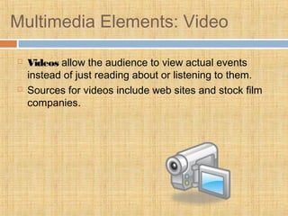 The Multimedia & It's Uses | PPT