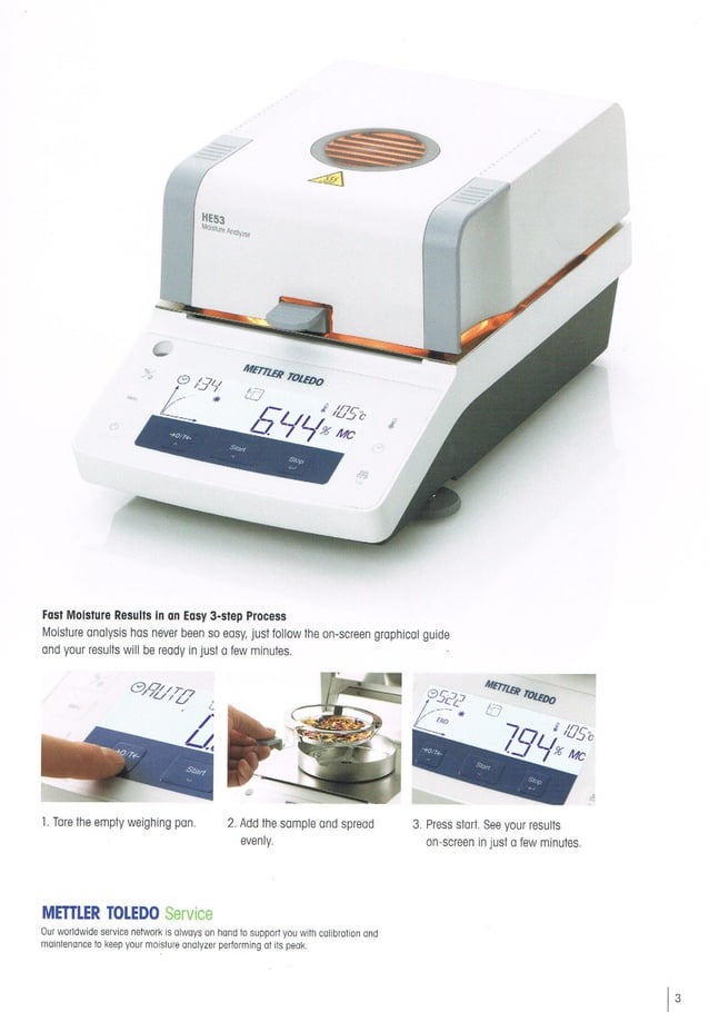 Mettler Moisture Analyzer HE53 PDF