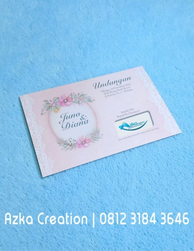 Termurah 62 812 3184 3646 Toko Cetak Undangan Pernikahan