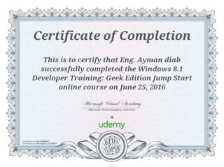 Windows 8.1 Developer Training Geek Edition Jump Start