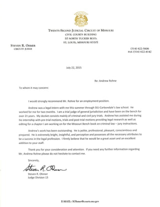 Judge Ohmer Letter of Rec