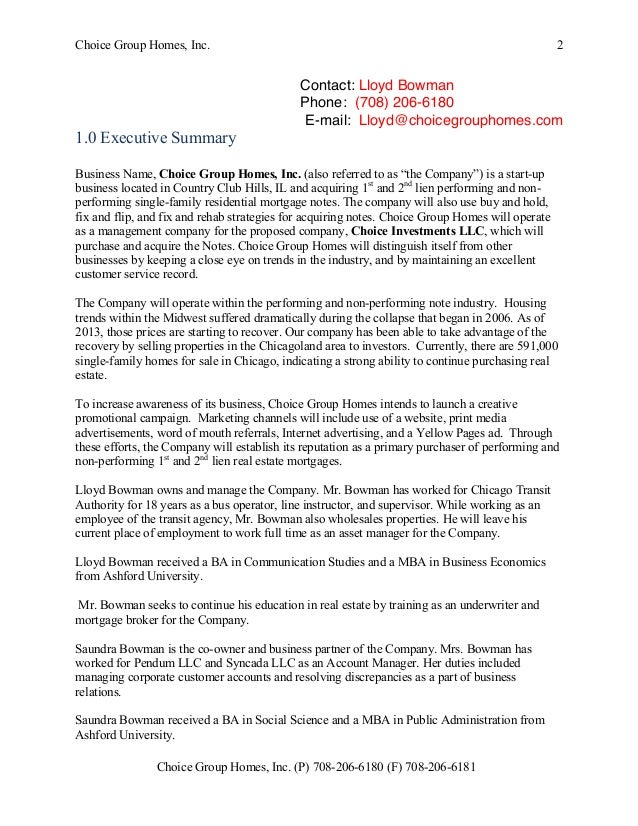 Consumer choice plans picture