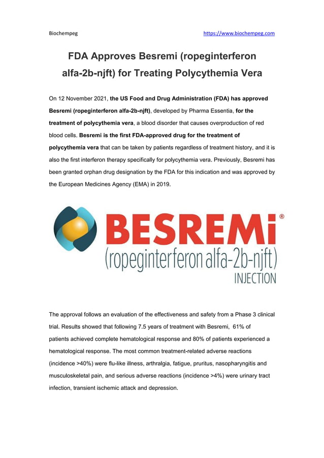 Njft Interferon For Polycythemia Vera – GDXGQ