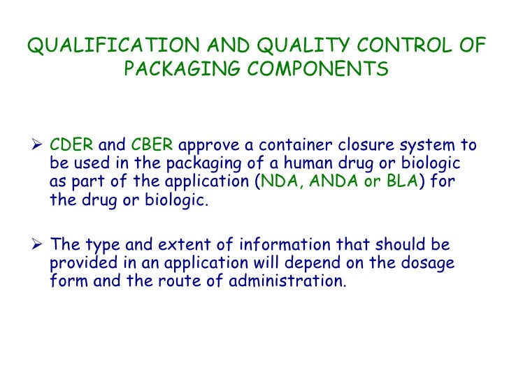 FDA container closure system & drug stability saurav anand 23 iip