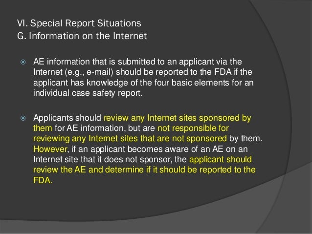 Fda periodic safety update reports Fda periodic safety update reports