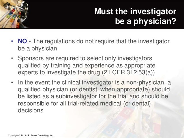 Fda Guidance On Sub Investigators – LEUA