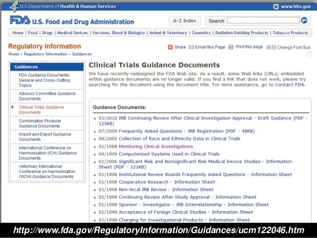 Fda Guidance On Sub Investigators – LEUA