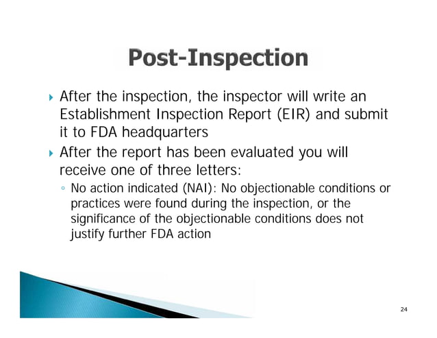 FDA Inspections ( How to Survive an FDA Inspection).ppt