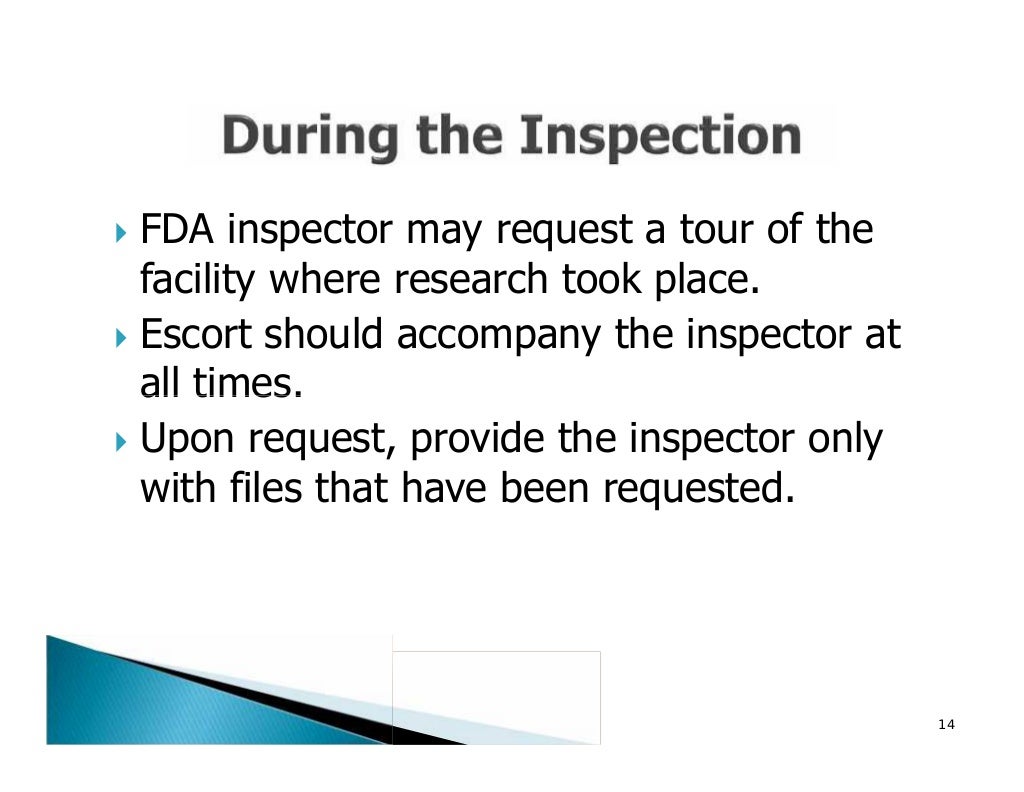 FDA Inspections ( How to Survive an FDA Inspection).ppt