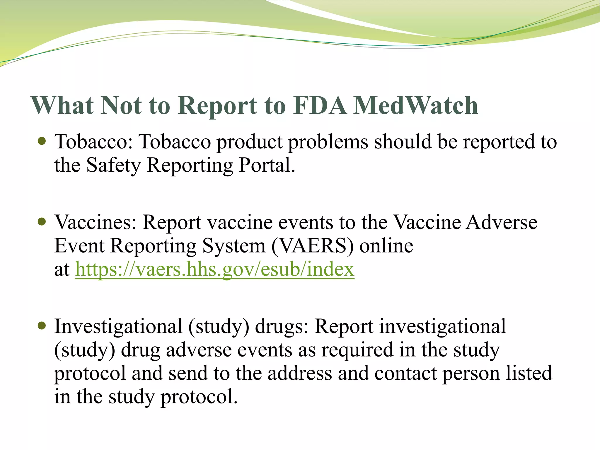 Fda med watch | PPTX
