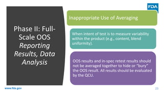 FDA OOS investigation India (Out of Specifications).pdf