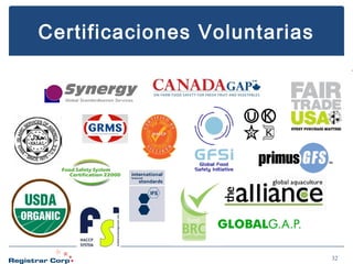Certificaciones Voluntarias

32

 
