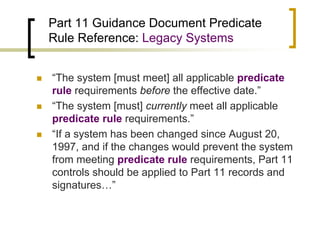 Fda Pred Rules | PDF