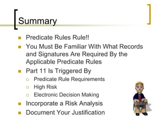 Fda Pred Rules | PDF