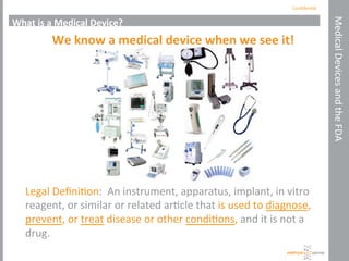 FDA Regulations and Medical Device Pathways to Market | PDF