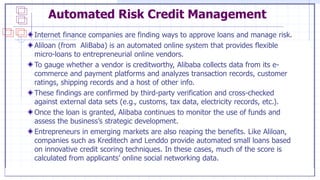 Statistics: Unlocking the Power of Data Lock5
Automated Risk Credit Management
Internet finance companies are finding ways...