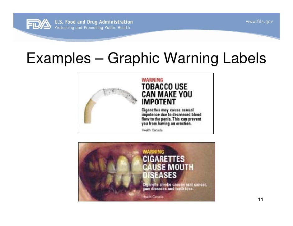 FDA Tobacco Slide Presentation