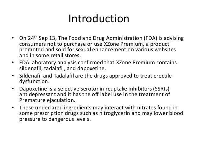 Fda viagra warning