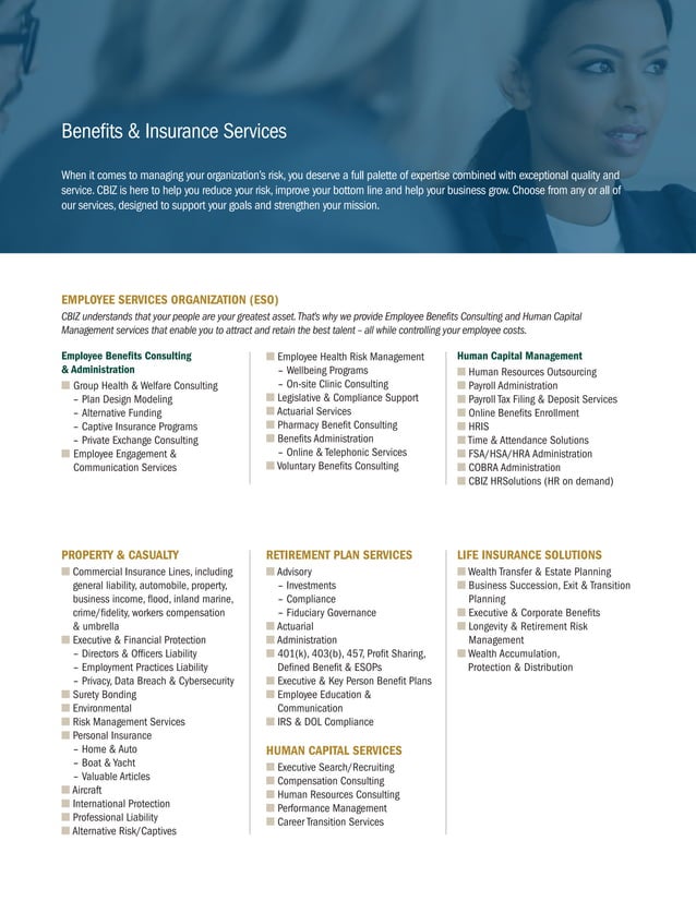 CBIZ Corporate Overview | PDF