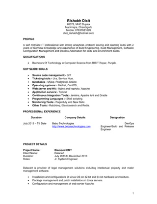 CV_RishabhDixit | PDF image.