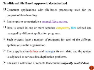 Fundamentals of Database System(CoSc2041) - Chapter 1.ppt