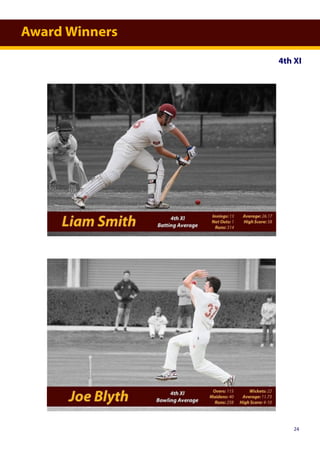 Award Winners
4th XI
24
 
