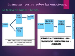 Primeras teorías sobre las emociones.
La teoría de James - Lange.
 