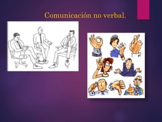 Comunicación no verbal.
 