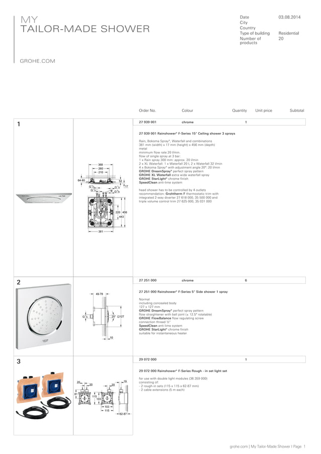 Mitigeur Douche Noir Mat Grohe - Brico Dépôt