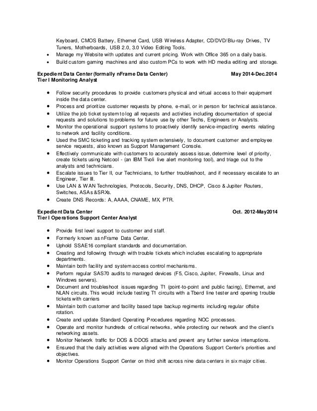Joseph Redmond Resume 2016 - Joseph Redmond Resume 2016 2 638 