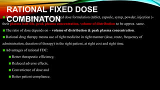 Fixed Dose Drug Combination (FDDC) | PPTX