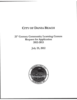Florida Department of Education Project Award