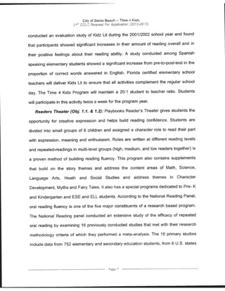 Florida Department of Education Project Award