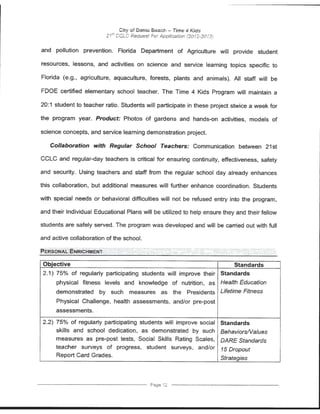 Florida Department of Education Project Award