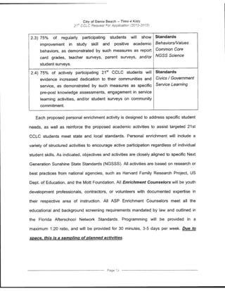 Florida Department of Education Project Award